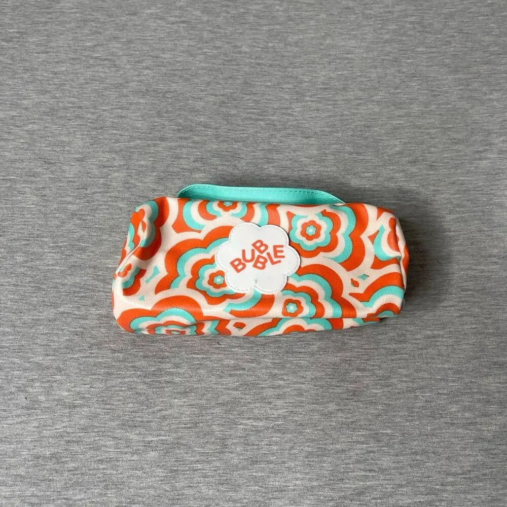 Bubble Wonder Wave Summer Zip Cosmetic Makeup Bag